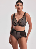Chita Alles biustonosz bralette plus czarny