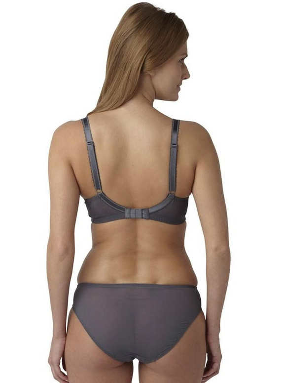 Clara 7255 Panache biustonosz stalowo-bordowy