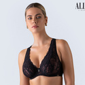 Truffle Noir Alles biustonosz bralette plus czarny