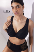 Sublime Alles biustonosz bralette plus czarny