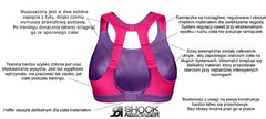 Run bra S5044 Shock Absorber czarny