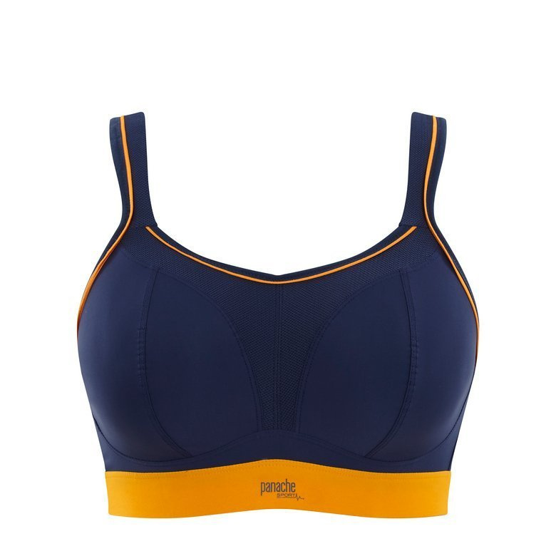 Biustonosz sportowy 7341 Panache Sport navy/orange