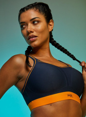 Biustonosz sportowy 7341 Panache Sport navy/orange