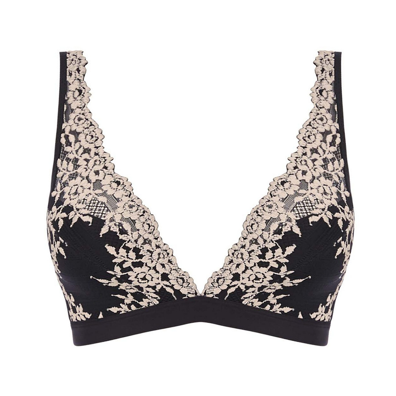 Embrace Lace biustonosz braletka bez fiszbin czarny