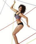 Biustonosz sportowy 5021 Panache Sport kolorowy