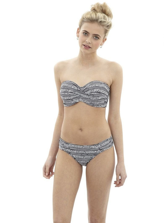 Hattie 0263 Cleo Swim biustonosz biało-czarny