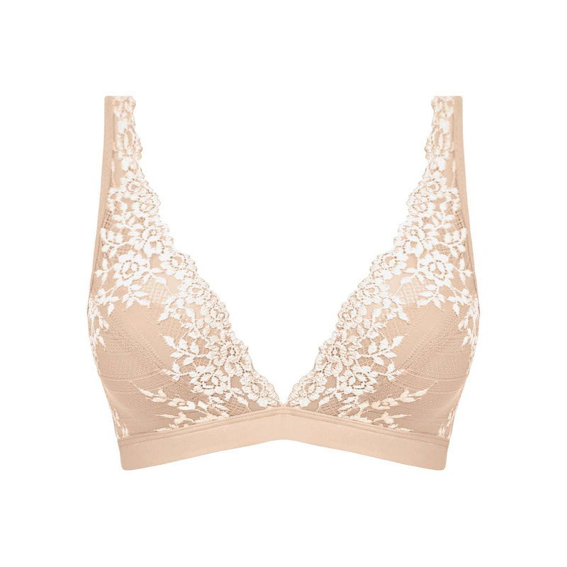 Embrace Lace biustonosz braletka bez fiszbin cielisty