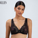 Truffle Noir Alles biustonosz bralette czarny