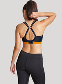Biustonosz sportowy 7341 Panache Sport navy/orange