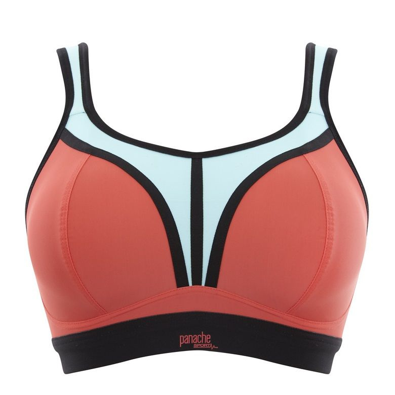 Biustonosz sportowy 7341 Panache Sport coral/sky