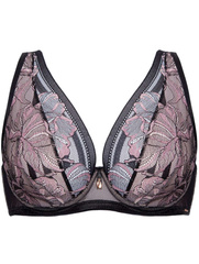 Glossy Iris Alles biustonosz bralette czarny