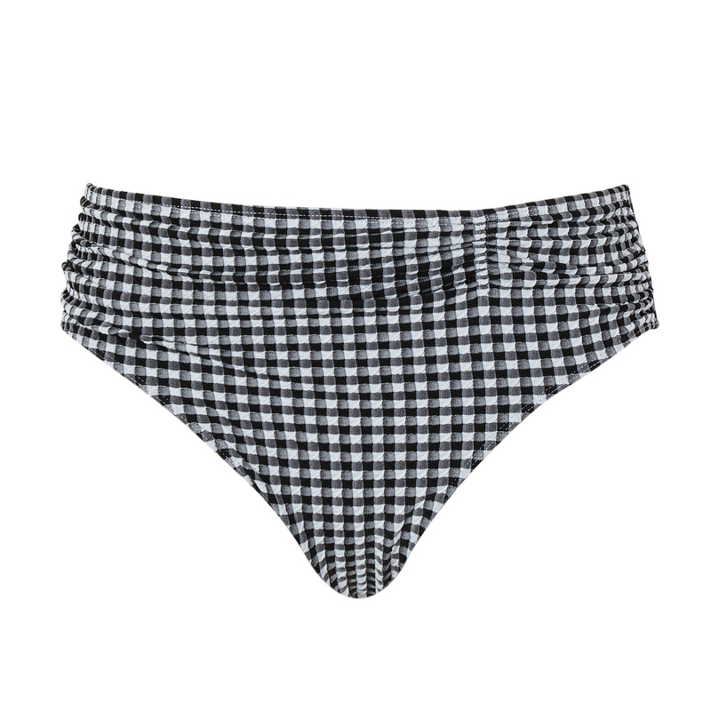 Gingham 1729 Panache Swim figi midi czarne