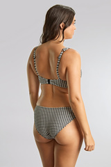 Gingham Olivia 1722 Panache Swim biustonosz czarny