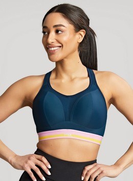 Biustonosz sportowy 7341 Panache Sport retro navy