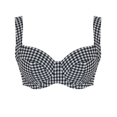 Gingham Olivia 1722 Panache Swim biustonosz czarny