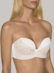 Perfect Strapless Lace Wonderbra ivory