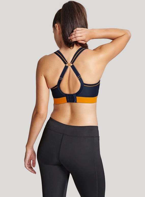 Biustonosz sportowy 7341 Panache Sport navy/orange