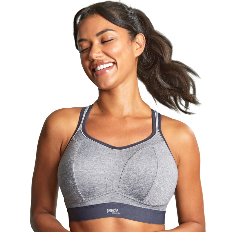 Biustonosz sportowy 7341 Panache Sport charcoal marl
