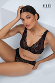 Truffle Noir Alles biustonosz bralette czarny