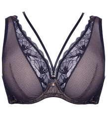 Volare Alles biustonosz bralette plus granatowy